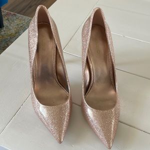 Rose gold Aldo shoes. Gently used.